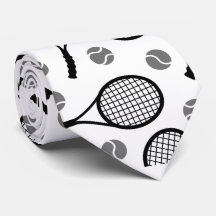 Tennis Pattern Black & White Vatertag Vater Cool
