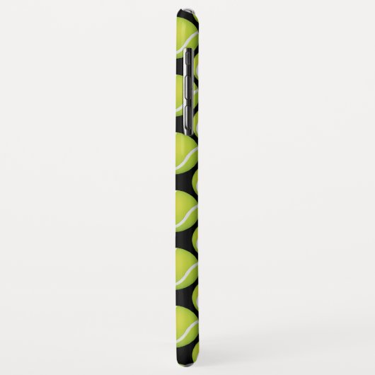 Tennis Pattern | Coole Sportgeschenke Case-Mate iPhone Hülle (Hinten/Links)
