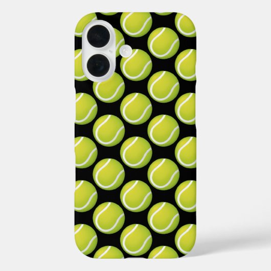 Tennis Pattern | Coole Sportgeschenke Case-Mate iPhone Hülle (Rückseite)