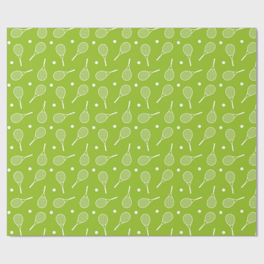 Tennis Pattern Geschenkpapier (Flach)