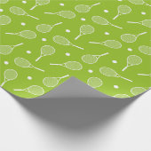 Tennis Pattern Geschenkpapier (Ecke)