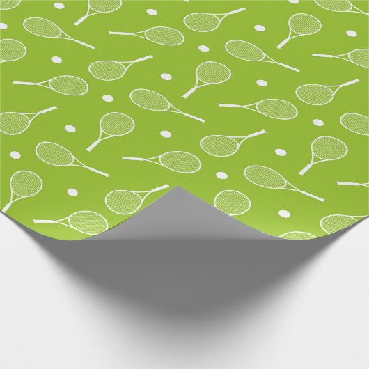 Tennis Pattern Geschenkpapier (Ecke)