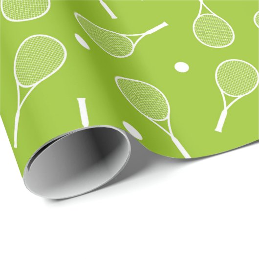Tennis Pattern Geschenkpapier (Rolleneckpunkt)
