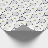 Tennis Pattern Geschenkpapier (Ecke)