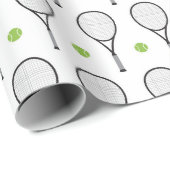 Tennis Pattern Geschenkpapier (Rolleneckpunkt)