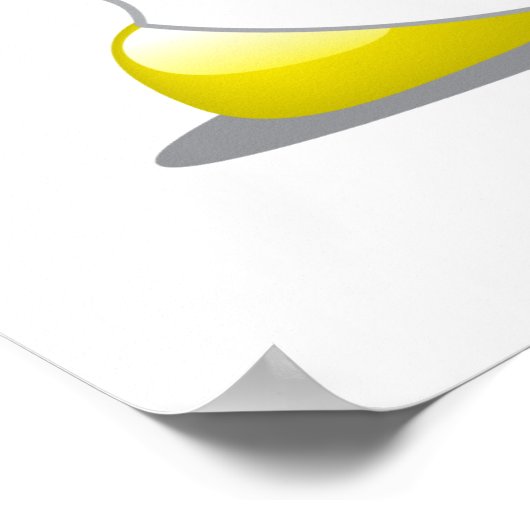 Tennis Penguin Poster (Ecke)