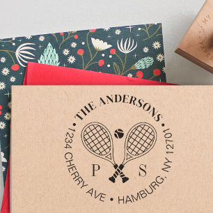 Tennis perfekte Übereinstimmung Benutzerdefinierte Gummistempel