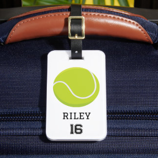 Tennis Personalisiert Custom Team Bag-Geschenk Gepäckanhänger