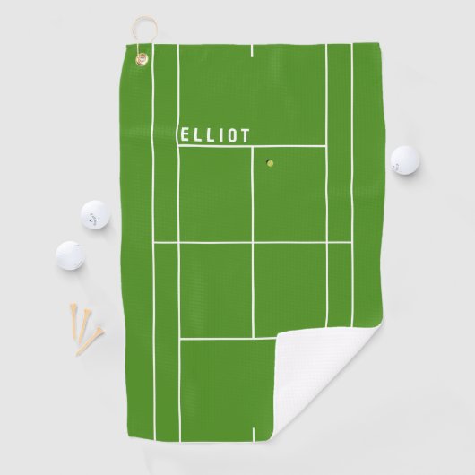 Tennis Personalisiert Name oder Monogramm Golfhandtuch (Insitu)
