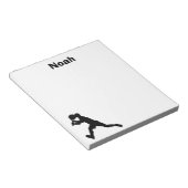 Tennis Personalisiert Notepad (männlich) Notizblock (angewinkelt)
