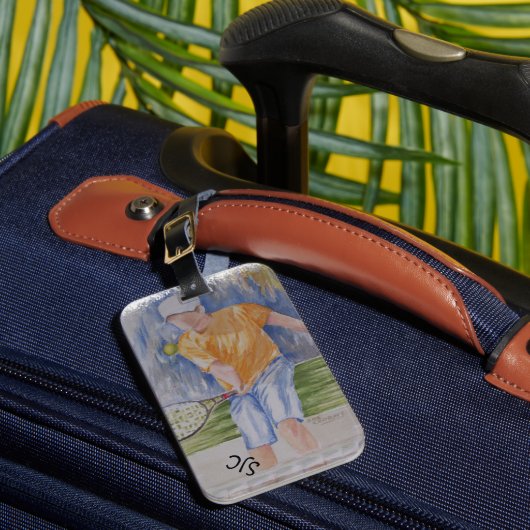 TENNIS-PERSONALISIERTER GEPÄCK-UMBAU GEPÄCKANHÄNGER (Vorderseite Insitu 1)