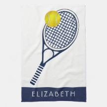 Tennis-Personalisierter Name oder Monogramm
