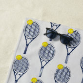Tennis-Personalisierter Name oder Monogramm Strandtuch (Beispiel)