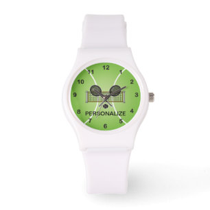 Tennis   Personalize - Green Armbanduhr
