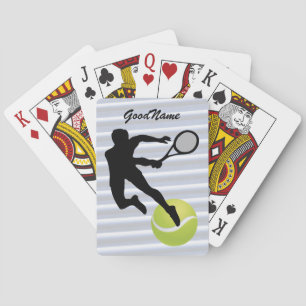 Tennis, personifizieren mit Namen Spielkarten