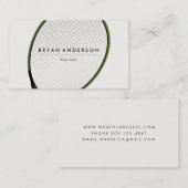Tennis - persönliche Visitenkarte (Vorne/Hinten)