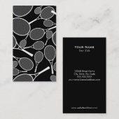 Tennis - persönliche Visitenkarte (Vorne/Hinten)