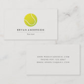 Tennis - persönliche Visitenkarte (Vorne/Hinten)