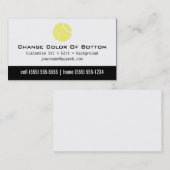 Tennis - persönliche Visitenkarte (Vorne/Hinten)