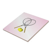 Tennis Pink Sports Fliese (Seite)