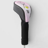 Tennis Pink Sports Golf Headcover (angewinkelt)