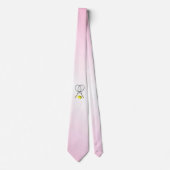 Tennis Pink Sports Krawatte (Vorderseite)