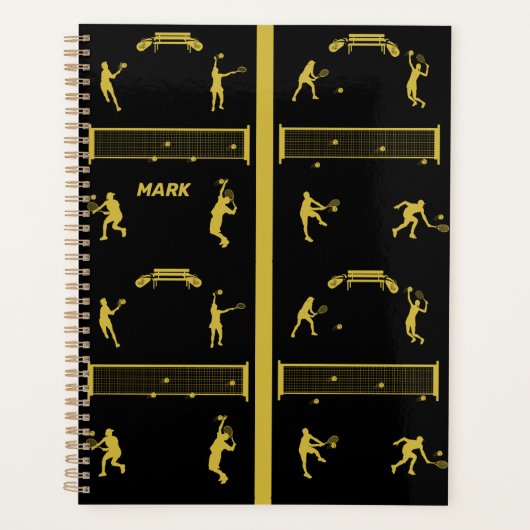 Tennis Planer (Vorderseite)