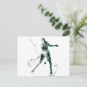 TENNIS PLAYER 3 - Postkarten (Stehend Vorderseite)
