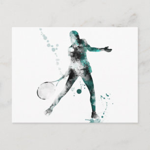 TENNIS PLAYER 3 - Postkarten
