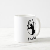 Tennis Player Coach Athlete Personalisiert Kaffeetasse (VorderseiteRechts)