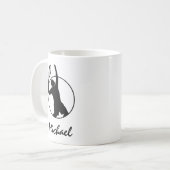 Tennis Player Coach Athlete Personalisiert Kaffeetasse (Vorderseite Links)