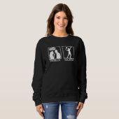 Tennis Player Coach Husband Vater Sweatshirt (Vorne ganz)