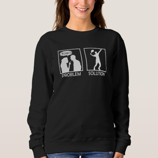 Tennis Player Coach Husband Vater Sweatshirt (Vorderseite)