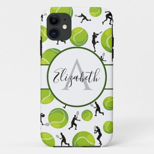 Tennis Player Coach Personalisiert Ihren Namen hin Case-Mate iPhone Hülle (Rückseite)