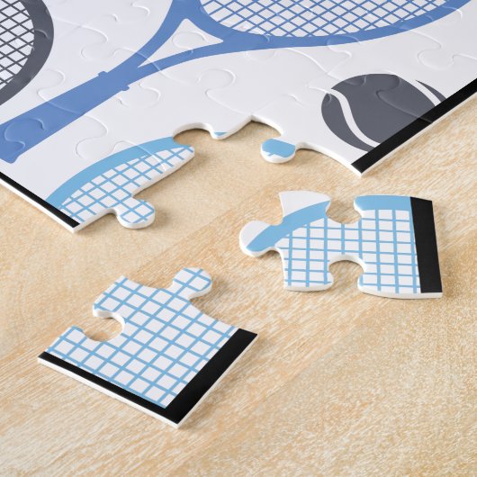 Tennis Player Coach Personalisiert Ihren Namen Spo Puzzle (Seite)