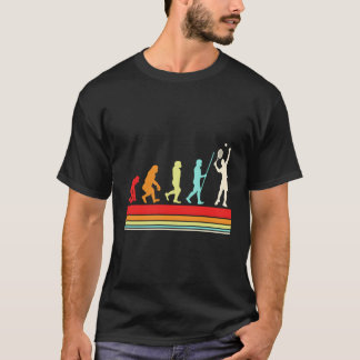 Tennis Player Evolution Farbe S T-Shirt
