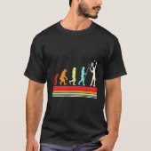 Tennis Player Evolution Farbe S T-Shirt (Vorderseite)