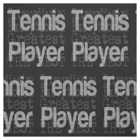 Tennis Player Extraordinator Stoff (Muster)