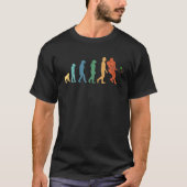Tennis Player Geschenk Retro Evolution Tennis T-Shirt (Vorderseite)