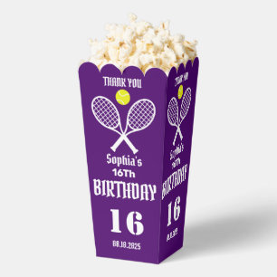 Tennis Player Girl, Birthday Girl Fevor Box Geschenkschachtel