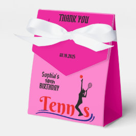 Tennis Player Girl, Birthday Girl Fevor Box Geschenkschachtel