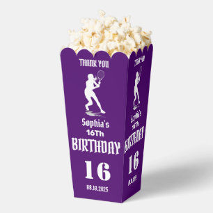 Tennis Player Girl, Birthday Girl Fevor Box Geschenkschachtel