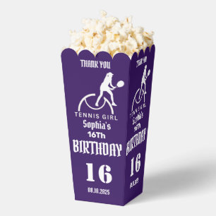 Tennis Player Girl, Birthday Girl Fevor Box Geschenkschachtel