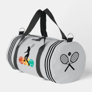 Tennis Player Girl, Geburtstagsgeschenk, Team Duffle Bag