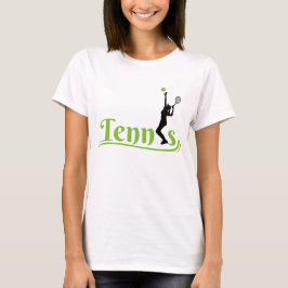 Tennis Player Girl, Tennis Girl Geburtstag T-Shirt