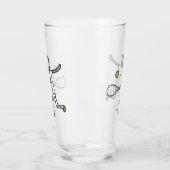 Tennis Player Glas (Links)
