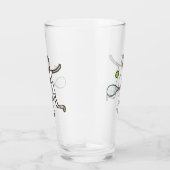 Tennis Player Glas (Rechts)