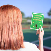 Tennis Player I Hope serviert dir einen tollen Geb Karte