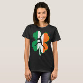 Tennis Player Lucky Kleeblatt Irland Flagge St Pat T-Shirt (Vorne ganz)
