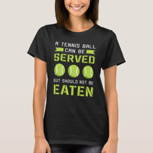 Tennis Player Match Racket Sportplatz Funny Gesche T-Shirt